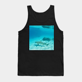 Tahiti Reef Shark & Coral Tank Top